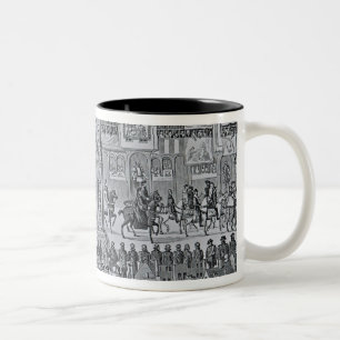 Part of the Coronation Procession of Edward VI Two-Tone Coffee Mug