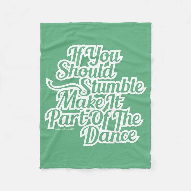 Part Of The Dance Fleece Blanket (Front)