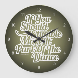 Part Of The Dance Large Clock