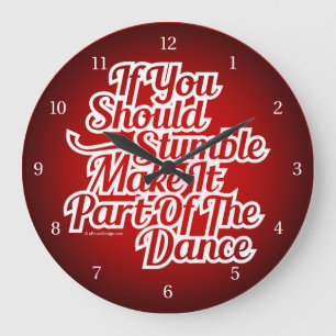 Part Of The Dance Large Clock
