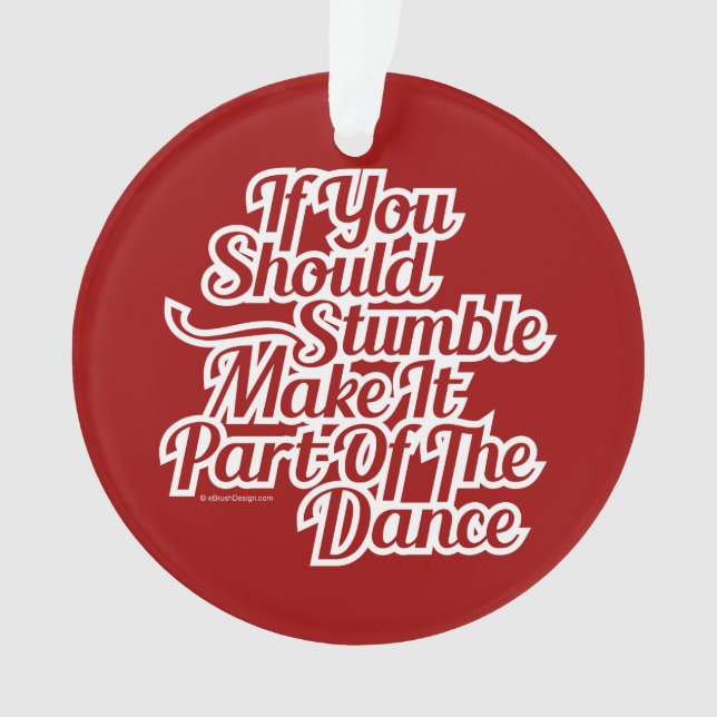 Part Of The Dance Ornament (Front)