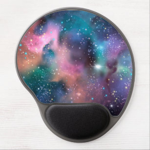 part of the galaxy filled with stars gel mouse pad