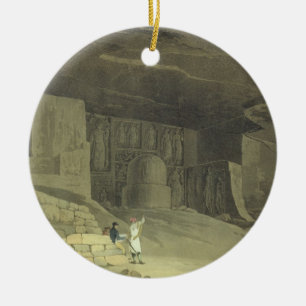 Part of the Kanaree Caves, Salsette, plate 62 from Ceramic Ornament