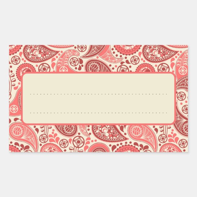Part of the Love Letters Paisley Rose Collection Sticker (Front)