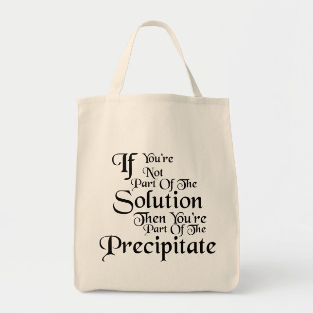 Part of the Precipitate Tote Bag (Front)