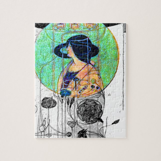 Part Seen - Part Imagined by Charles R. Mackintosh Jigsaw Puzzle (Vertical)