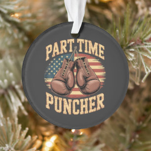 Part Time Puncher Boxing Gloves Ornament