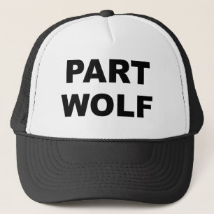 Part Wolf Trucker Hat