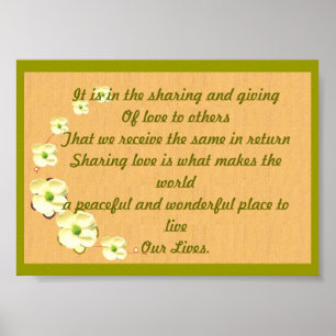 PARTAGE DE LA BELLE AFFICHE D'AMOUR