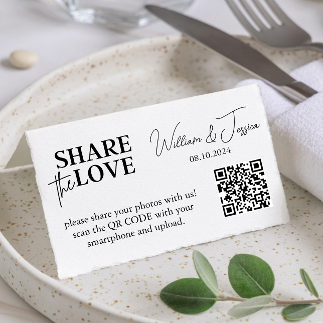 Partage photo mariage avec code QR (Créateur téléchargé)