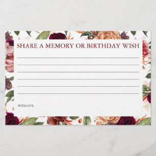 Partager une carte de jeu Anniversaire ou Souhaite