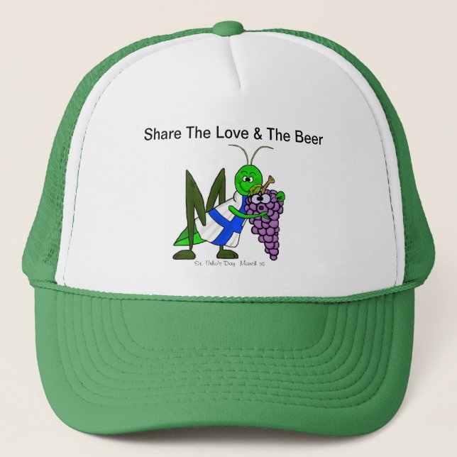 Partagez l'amour et le casquette ou casquette de (Devant)
