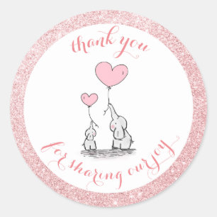 Partagez Notre Joy Rose Gold Sticker