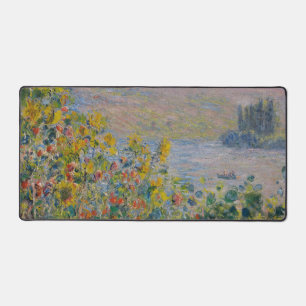 Parterres de fleurs à Vétheuil, paysage impression