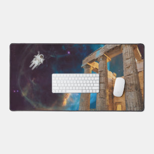 Parthenon Acropolis Greece Meets Space Desk Mat