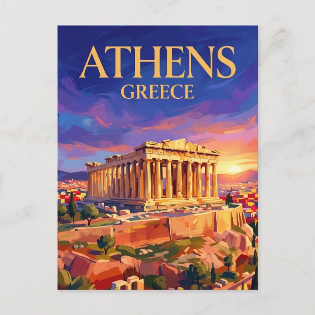 Parthenon (Acropolis) Greece Postcard (Front)