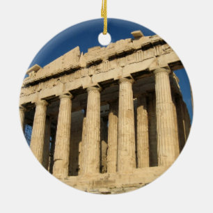 Parthenon Acropolis in Athens Ceramic Ornament
