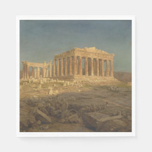 Parthenon (Ancient Greek Temple, Athens Landmark) Napkin