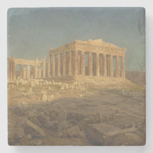 Parthenon (Ancient Greek Temple, Athens Landmark) Stone Coaster