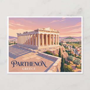 Parthenon Athens Greece Postcard