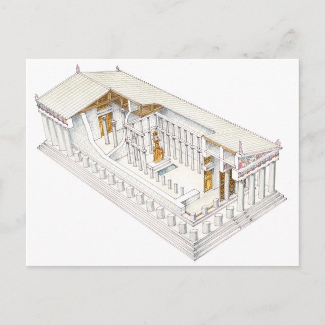 Parthenon Athens Postcard (Front)