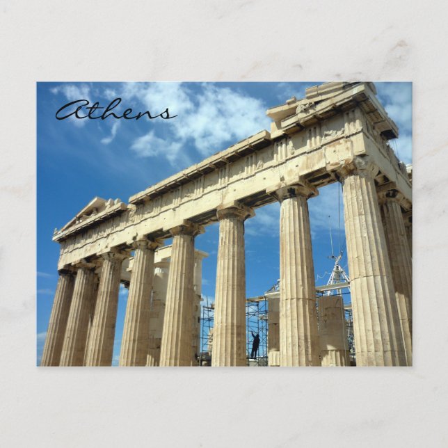 parthenon athens postcard (Front)