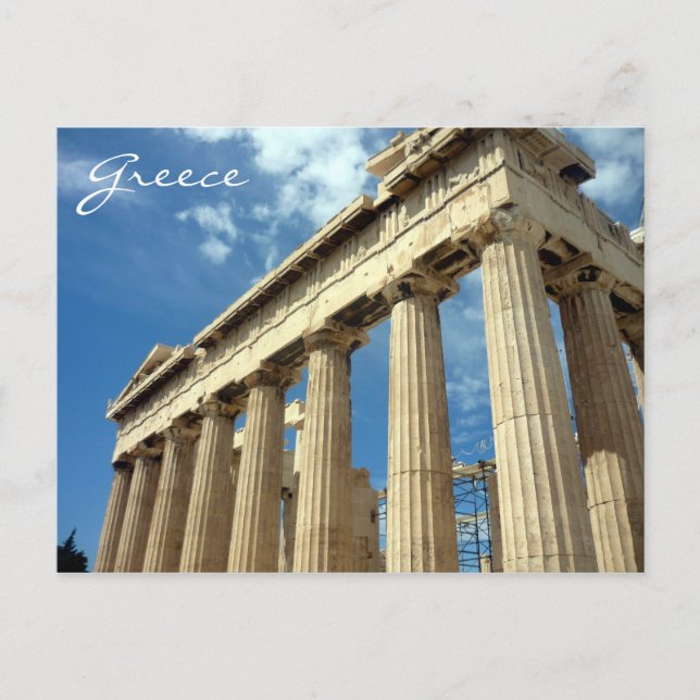 parthenon greece postcard (Front)
