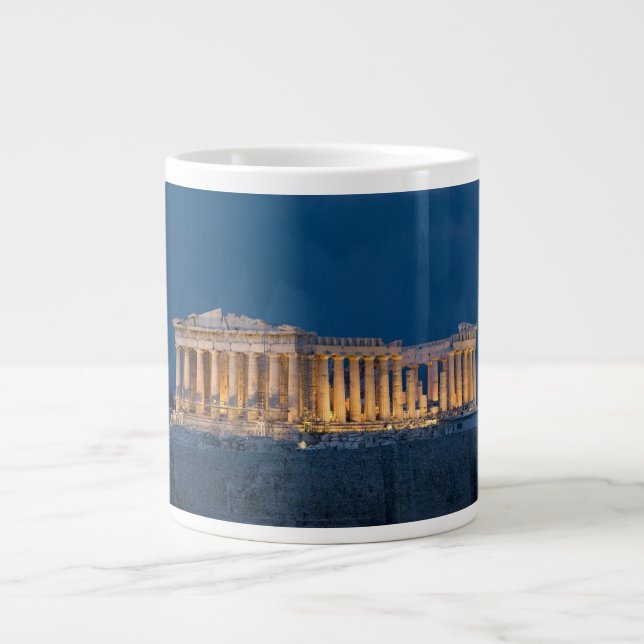 Parthenon Large Coffee Mug (Front)