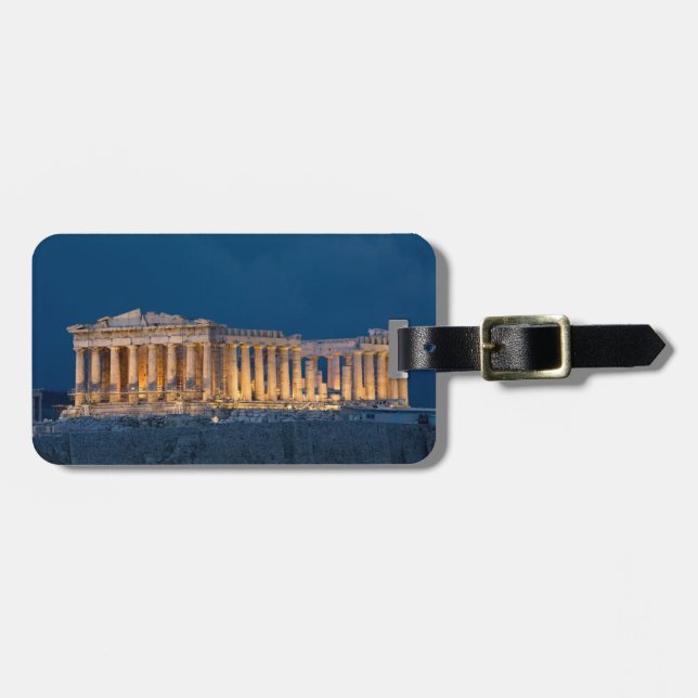 Parthenon Luggage Tag (Front Horizontal)