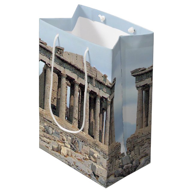 Parthenon Medium Gift Bag (Front Angled)