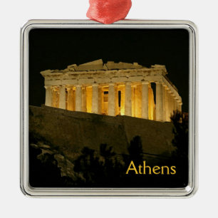 Parthenon Metal Ornament
