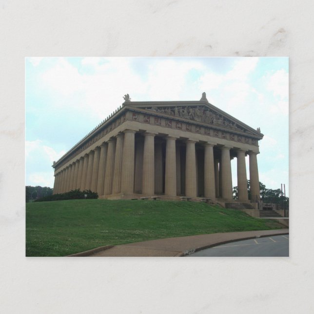 Parthenon Nashville TN Centennial Park Postcard (Front)
