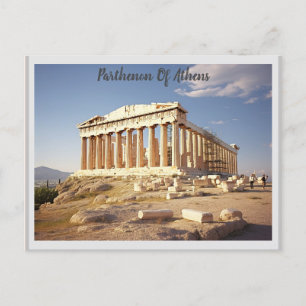 Parthenon Of Athens Postcard