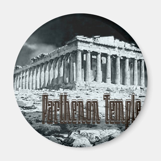 Parthenon temple series magnet (Front)