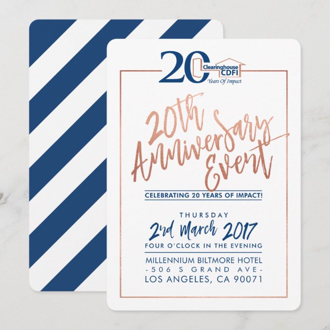 PARTI ANNIVERSAIRE PERSONNALISÉ INVITATION marine  (Devant / Derrière)