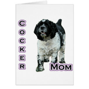 Parti Cocker Spaniel Mom; Mom of Cocker Spaniel