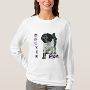 Parti Cocker Spaniel Mom; Mom of Cocker Spaniel T-Shirt