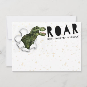 Parti Crasher Dinosaur Merci Notes