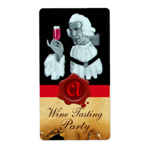PARTI DÉGUSTATION DE VIN SOMMELIER, MONOGRAMME DE 