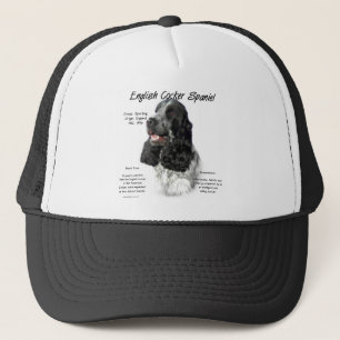 Parti English Cocker Spaniel History Trucker Hat
