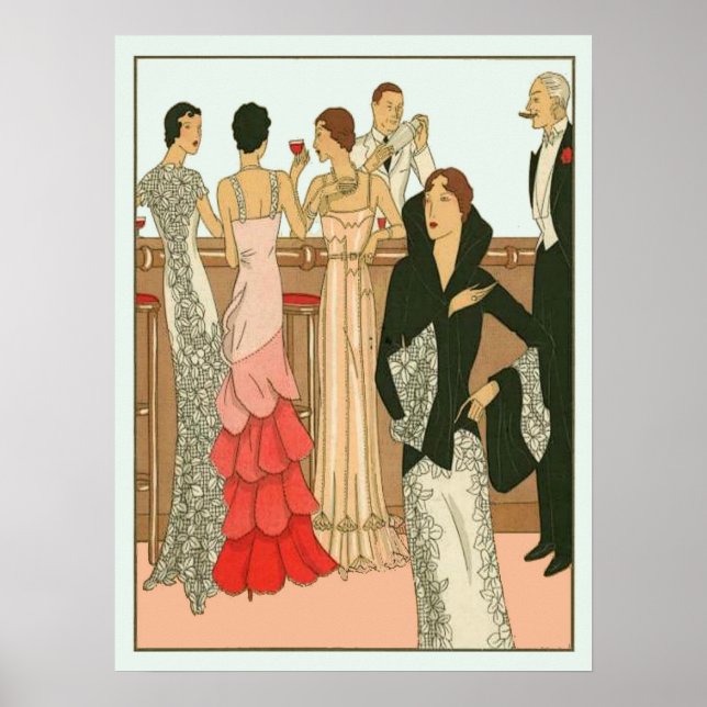 Parti Martini Art Déco vintage (Devant)