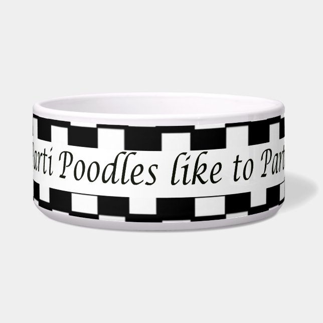 Parti Poodles like to Party (Front)