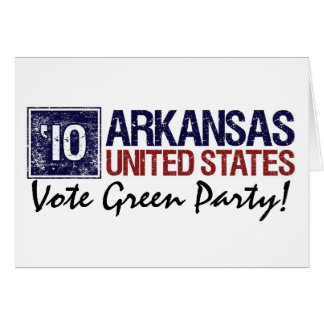 Parti Vert de vote en 2010 - Arkansas vintage