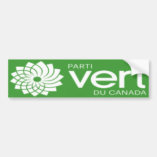 Parti Vert du Canada Logo Bumper Sticker
