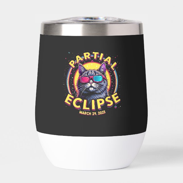 Partial Eclipse 2025 Cat Astronomy KItten Lovers (Front)