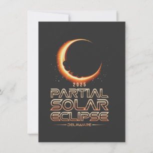 Partial Solar Eclipse New Jersey 2025 Invitation