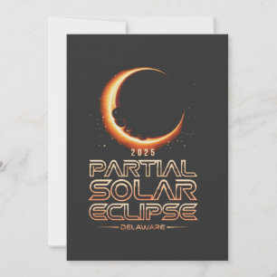 Partial Solar Eclipse New Jersey 2025 Invitation