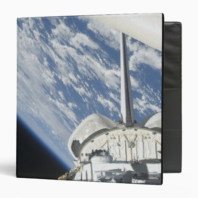 Partial view of Space Shuttle Endeavour Binder (Front/Inside)