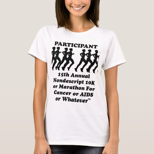 Participant Nondescript 10K Marathon T-Shirt (Front)