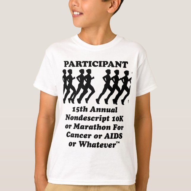 Participant Nondescript 10K Marathon T-Shirt (Front)